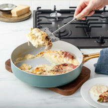 GreenPan Pannenset Padova Reserve Smokey Blue 7-delig - sfeerbeeld 2