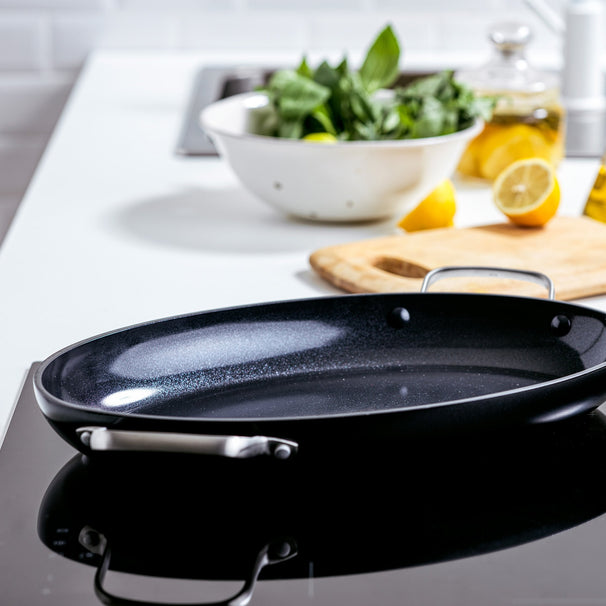 Poissonnière ovale GreenPan Copenhagen 40 cm - revêtement antiadhésif céramique