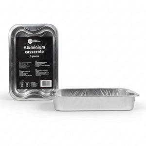 Plateaux de cuisson en aluminium pour barbecue Cookinglife Grill / Plateau de cuisson pour barbecue - 30 x 20 cm - 9 pièces