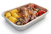 Plateaux de cuisson en aluminium Cookinglife Grill BBQ / Plateau de cuisson pour barbecue - 22 x 26 cm - 15 pièces