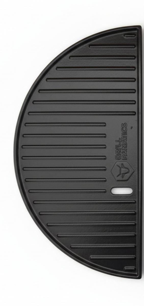 Plaque à griller Grill Fanatics - Plancha 2 faces - Demi-lune - 46 cm - 1 pièce