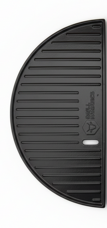 Plaque à griller Grill Fanatics - Plancha 2 faces - Demi-lune - 46 cm - 1 pièce