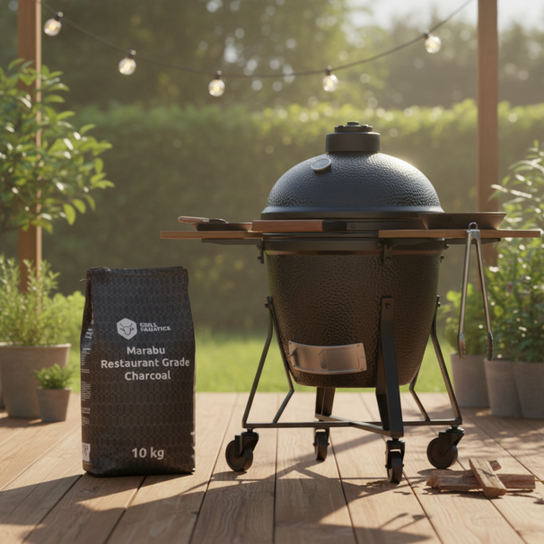 Charbon de bois Grill Fanatics - Charbon à griller - Marabu - 10 kg - 1 sac
