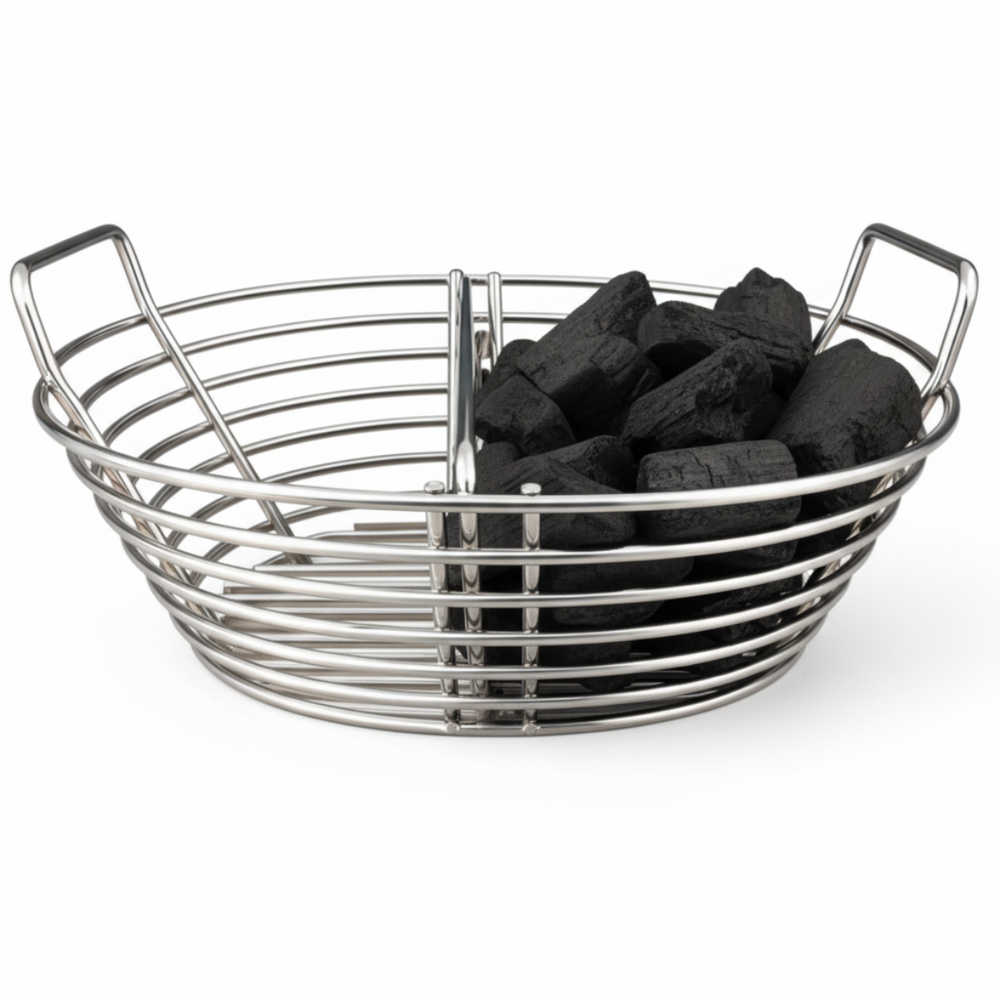 Panier à charbon Grill Fanatics - Pour kamado - En inox - 37 cm