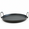 Plancha Grill Fanatics - Plaque à griller - en fonte - Noir - 36 cm