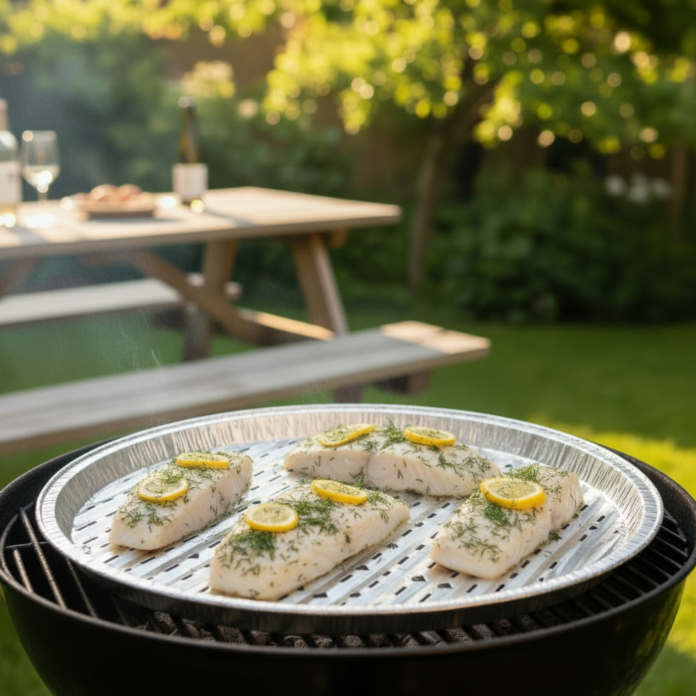 Bol à griller pour barbecue Cookinglife Grill / Plateau à griller pour barbecue ø 34 cm - 15 pièces