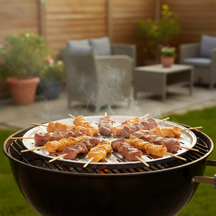 Bol à griller pour barbecue Cookinglife Grill / Plateau à griller pour barbecue ø 34 cm - 15 pièces