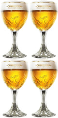 Ensemble de verres à bière Grimbergen - Verres à pied - 330 ml - 4 pièces