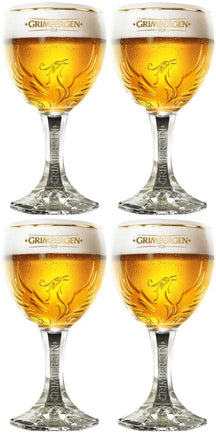 Ensemble de verres à bière Grimbergen - Verres à pied - 330 ml - 4 pièces