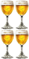 Ensemble de verres à bière Grimbergen - Verres à pied - 330 ml - 4 pièces