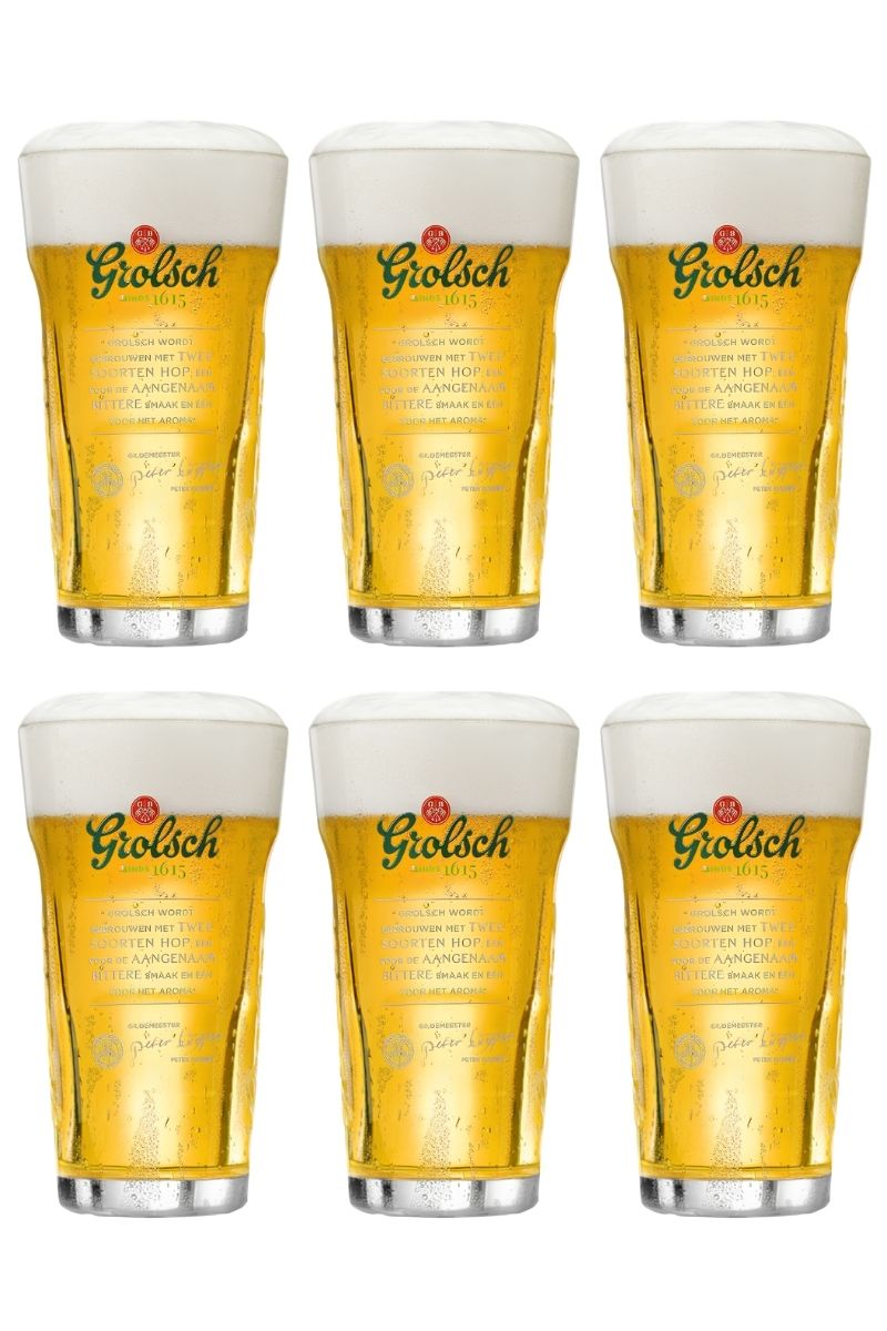 Verres à bière Grolsch Craft - 250 ml - 6 pièces