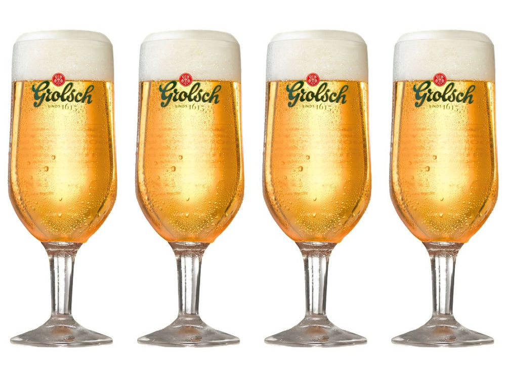Verres à bière sur pied Grolsch Classic - 250 ml - 4 pièces