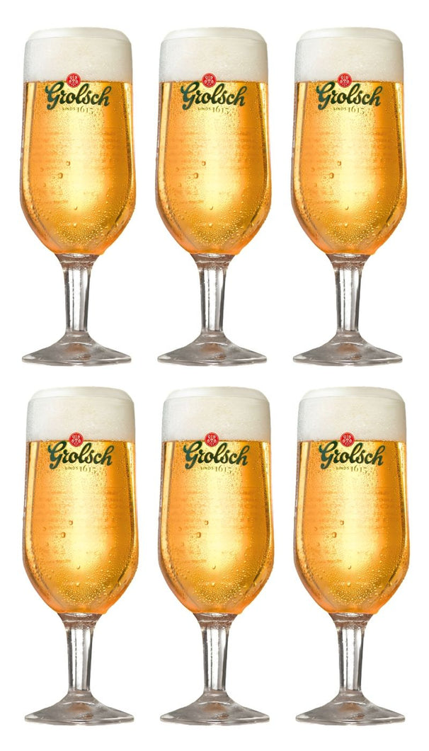 Verres à bière sur pied Grolsch Classic - 250 ml - 6 pièces