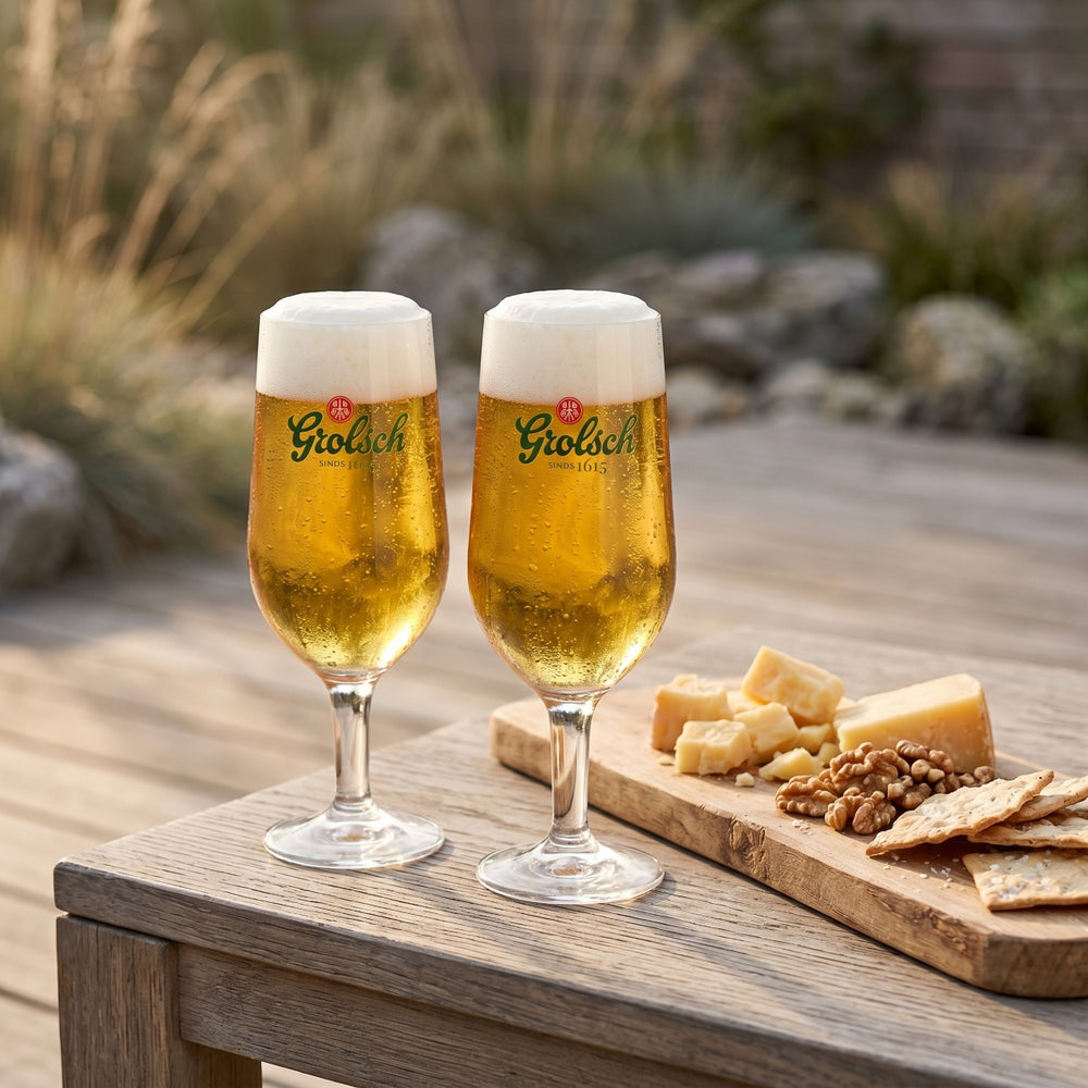 Verres à bière sur pied Grolsch Classic - 250 ml - 2 pièces