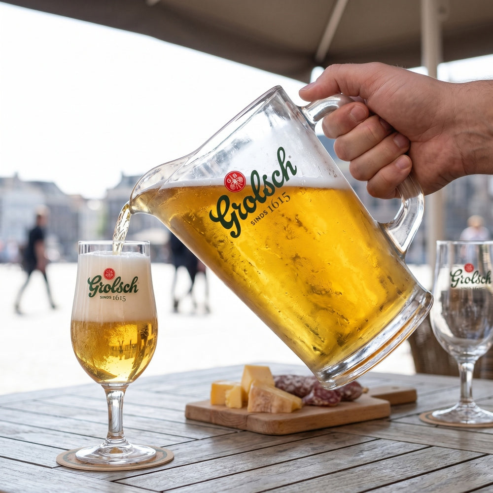 Pichet à Bière Grolsch - Verre - 1.8 Litres