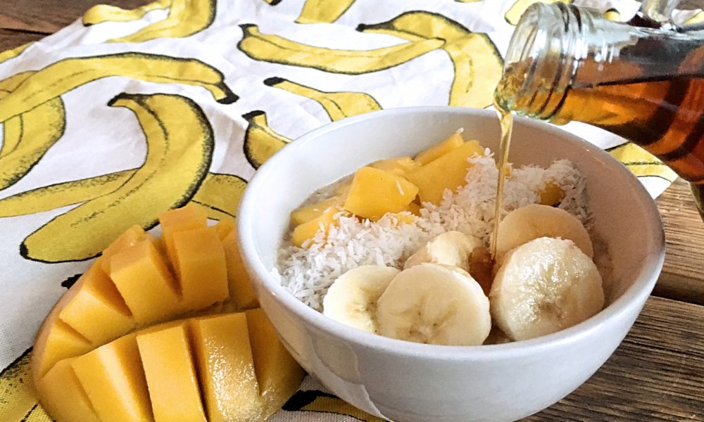 Un petit-déjeuner tropical et nourrissant en un rien de temps