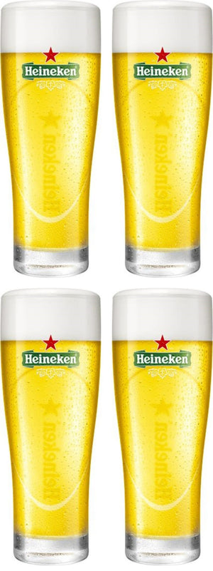 Ensemble de verres à bière Heineken - Ellipse - 25 cl - 4 pièces