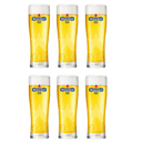 Ensemble de verres a biere Heineken - Verres a biere 0.0 - 250 ml - 6 pieces