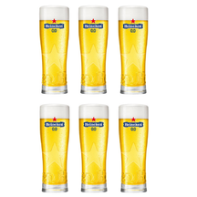 Ensemble de verres a biere Heineken - Verres a biere 0.0 - 250 ml - 6 pieces