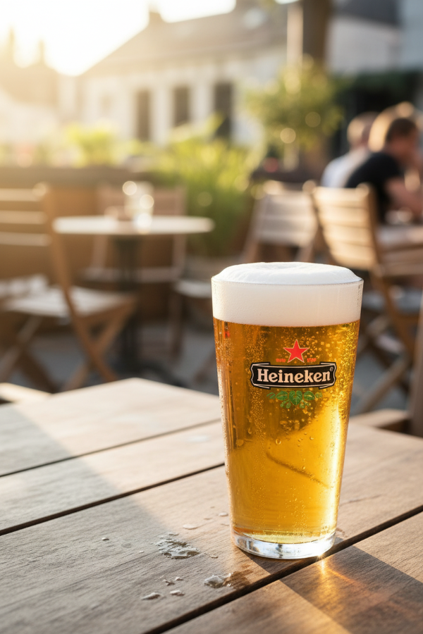 Ensemble de verres à bière Heineken - Forme vase - Vase - 250 ml - 6 pièces