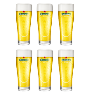 Ensemble de verres à bière Heineken - Ellipse - 25 cl - 6 pièces