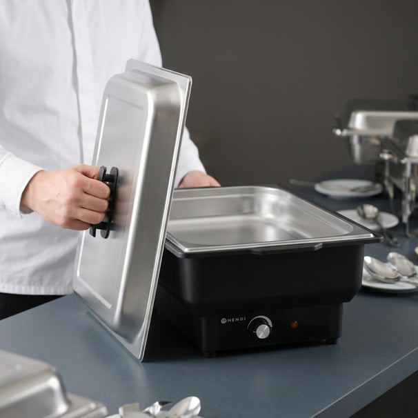 Chafing Dish Électrique Hendi Tellano - Chauffe-plats - GN 1/1 - 9 Litres