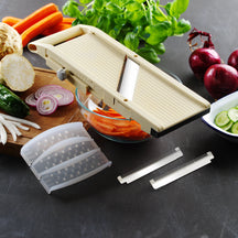 Ensemble de mandoline Hendi - Coupe-légumes - Shogun - 38 x 15,8 cm - 4 pièces