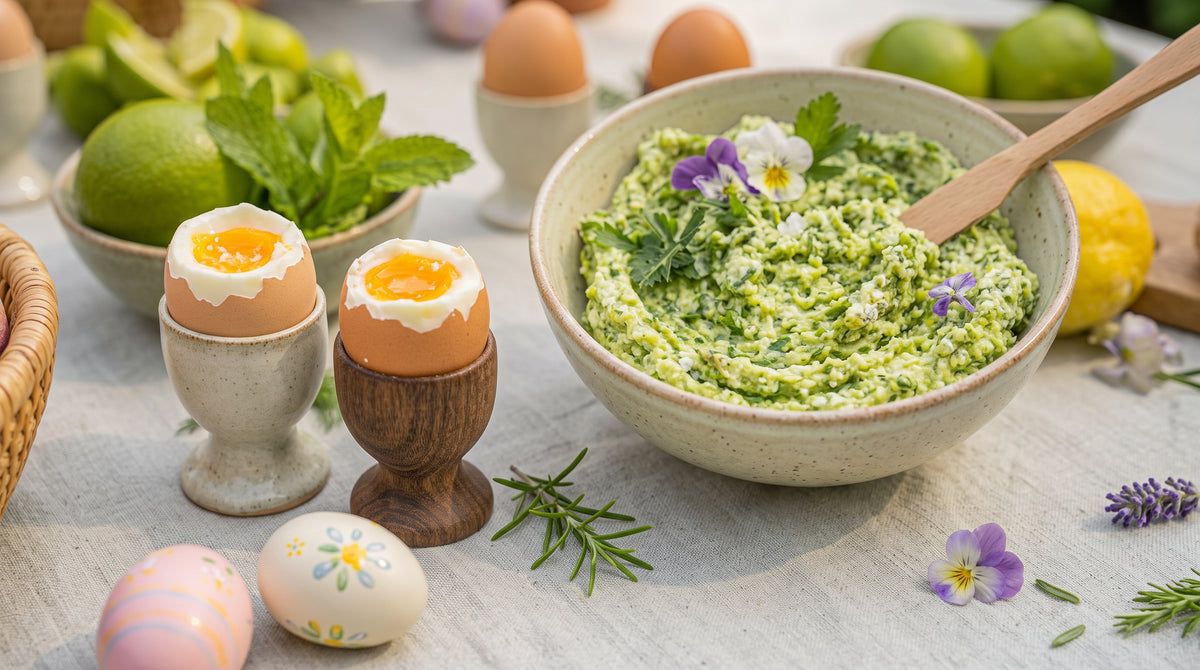 Une table festive commence par le plus délicieux des beurres aux herbes