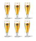 Set de verres à bière Hertog Jan - Verres à bière sur pied - 250 ml - 6 pièces
