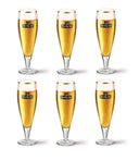 Set de verres à bière Hertog Jan - Verres à bière sur pied - 250 ml - 6 pièces