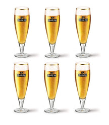 Set de verres à bière Hertog Jan - Verres à bière sur pied - 250 ml - 6 pièces