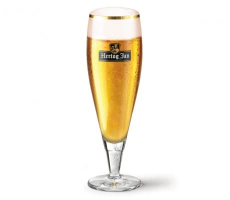 Set de verres à bière Hertog Jan - Verres à bière sur pied - 250 ml - 6 pièces