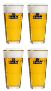 Ensemble de verres a bière Hertog Jan - Vase en verre - 250 ml - 4 pièces