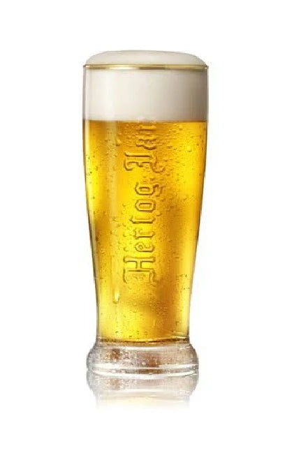 Ensemble de verres à bière Hertog Jan - Sifflet - Fluitje - 350 ml - 6 pièces
