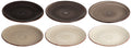 Set d'assiettes Cookinglife - Petit-déjeuner - Delice Gris - 19 cm - 6 pièces
