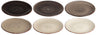 Set d'assiettes Cookinglife - Petit-déjeuner - Delice Gris - 19 cm - 6 pièces