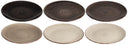 Set d'assiettes à dîner Cookinglife - Delice Gris - ø 26,5 cm - 6 pièces