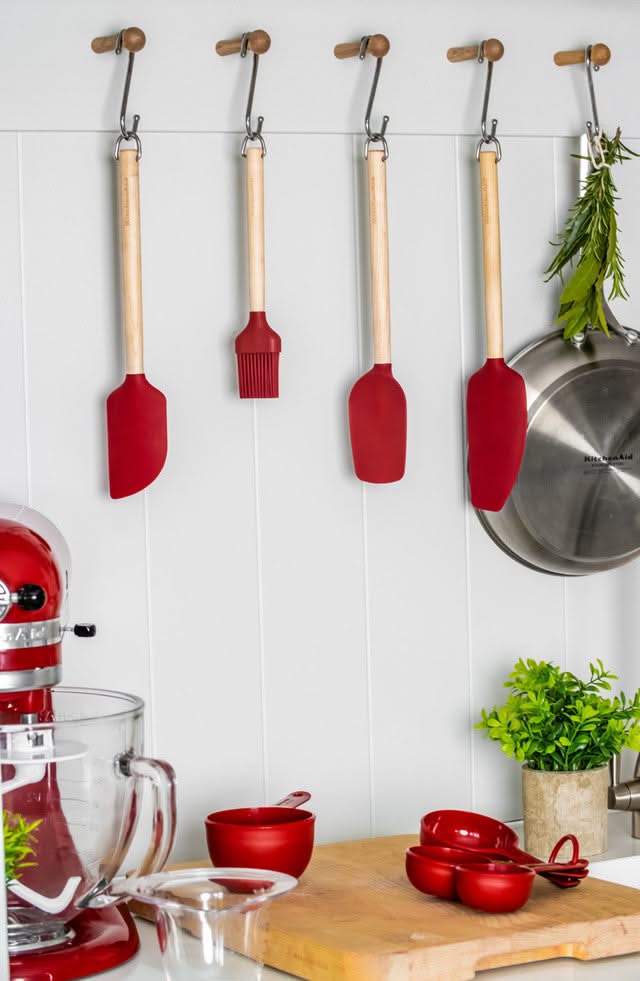 Maryse KitchenAid - en bois de bouleau et en silicone - Core - 32 cm - 1 pièce
