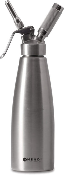Siphon à crème Hendi - Siphon en acier inoxydable - Profi Line - 1 L