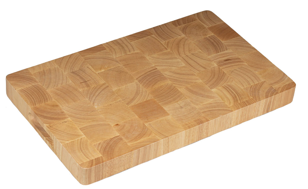 Planche à découper Hendi - en bois d'hévéa - Rubberwood - 53 x 32,5 cm