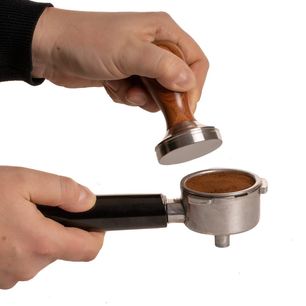 Tampon Barista Jay Hill - en bois de rose - Coffee Barista - ø 5 cm