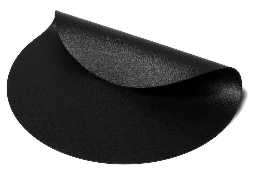 Set de sets de table Cookinglife - en cuir vegan - Placemats - Ø38 cm - 6 pièces