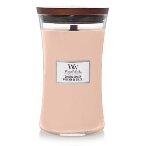 Bougie parfumée WoodWick - a mèche en bois - Coastal Sunset - 18 cm / ø 10 cm