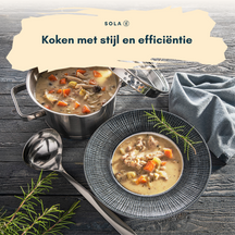 Ensemble de casseroles Sola - en inox - Juvia - Ø16/18/20 cm + Ø16 cm - 4 pièces