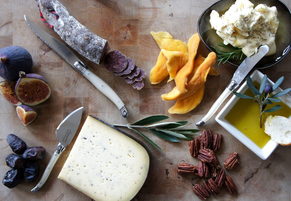 Ensemble de couteaux à fromage Laguiole Style De Vie - en nacre - 3 pièces
