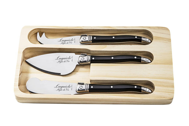 Set de couteaux a fromage Laguiole Style De Vie - Kaasmessen - 3 pièces