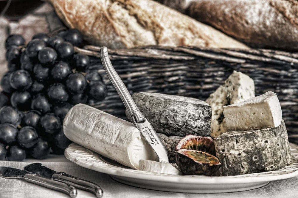 Ensemble de couteaux à fromage Laguiole - en inox - 581 g - 3 pièces