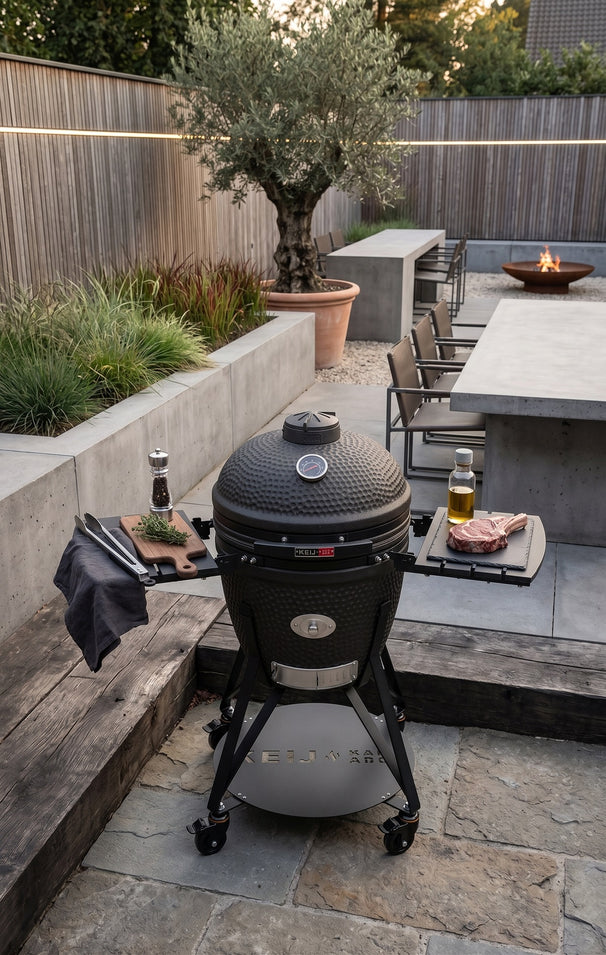 Keij Kamado Legend Keramisch Grand Noir - Set de démarrage Kamado BBQ