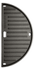 Keij Kamado Plaque de Grill Halve Lune / Plancha Compact - Fonte Émaillée - 2 côtés - 33 cm - pour Kamado de 15 pouces - Universel