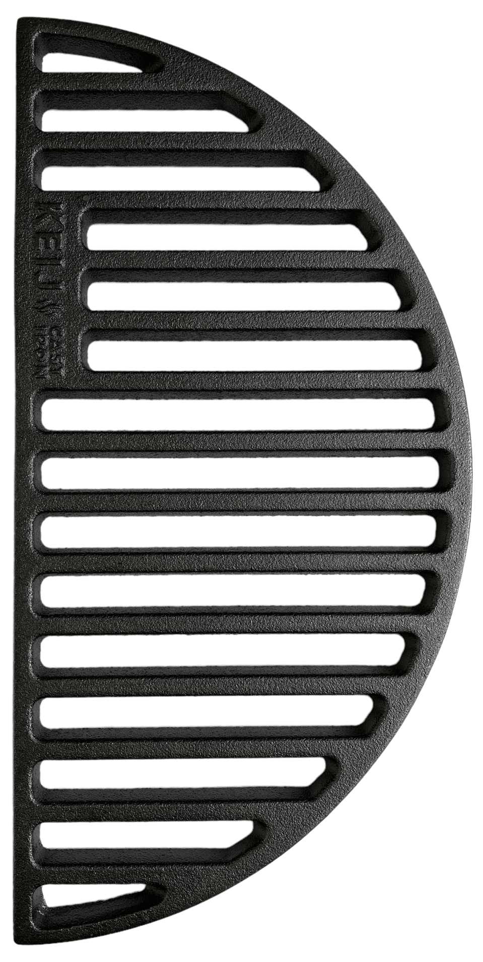 Keij Kamado Halve Maan Rooster Large - Fonte émaillé en fonte - 46,5 cm - pour Kamado de 21 pouces - Universel